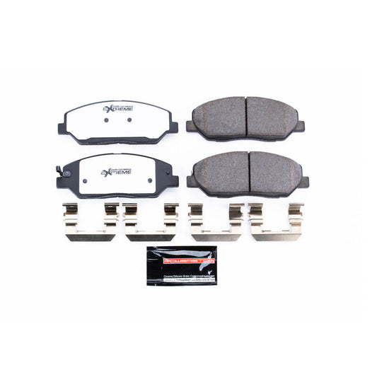 Power Stop 09-11 Hyundai Genesis Front Z26 Extreme Street Brake Pads w/Hardware