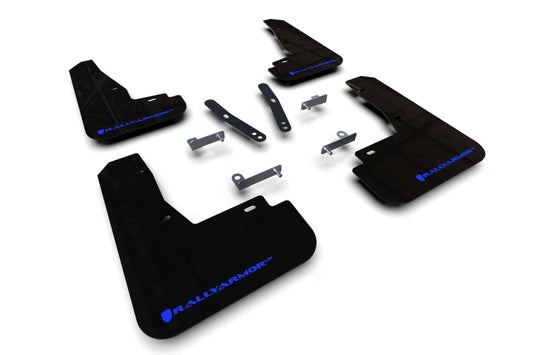 Rally Armor 22-24 Kia EV6 Black UR Mud Flap Blue Logo