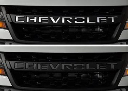 Putco 19-20 Chevy Silverado LD - Grille Letters - Stainless Steel Chevrolet Letters