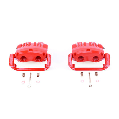 Power Stop 99-01 Ford Mustang Front Red Calipers w/Brackets - Pair