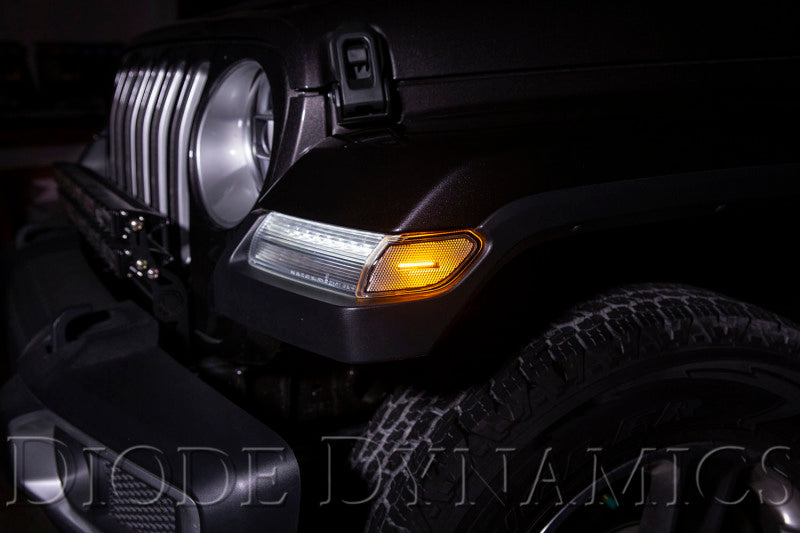 Diode Dynamics 18-21 Jeep JL Wrangler/Gladiator Sidemarkers Clear (set)