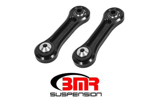 BMR 15-17 S550 Mustang Rear Lower Control Arms Vertical Link (Delrin/Bearing) - Black