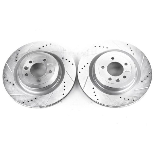 Power Stop 13-18 Land Rover Range Rover Rear Evolution Drilled & Slotted Rotors - Pair