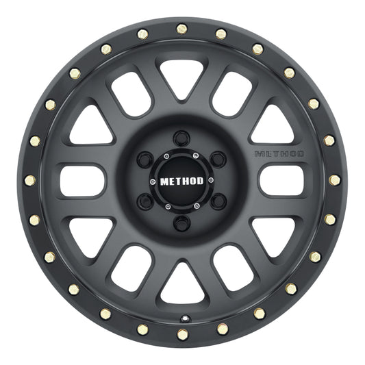 Method MR309 Grid 17x8.5 0mm Offset 6x135 94mm CB Titanium/Black Street Loc Wheel