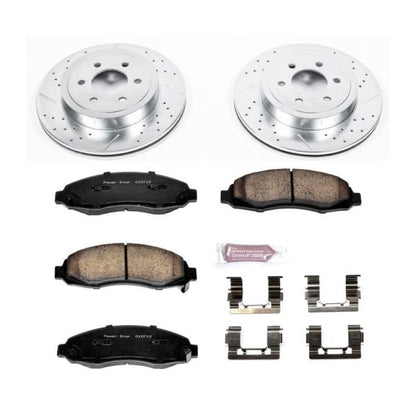 Power Stop 03-04 Dodge Dakota Front Z23 Evolution Sport Brake Kit