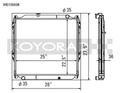 Koyo 96-02 Toyota 4Runner 2.7L / 3.4L w/ 5MT Radiator (Requires Cap PN SK-C13)