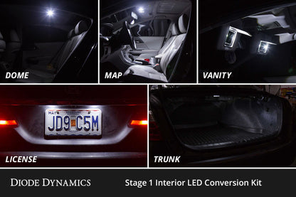 Diode Dynamics 12-17 Toyota Camry Interior LED Kit Cool White Stage 2