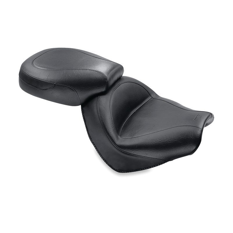 Mustang 04-09 Honda VTX1300C Wide Touring 2PC Seat - Black