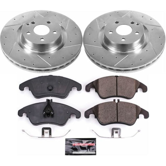 Power Stop 12-15 Mercedes-Benz C250 Front Z23 Evolution Sport Brake Kit