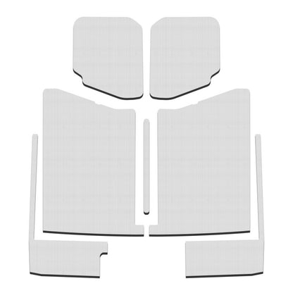 DEI 20-22 Jeep Gladiator JT 4-Door Boom Mat Complete Headliner Kit - 7 Piece - White