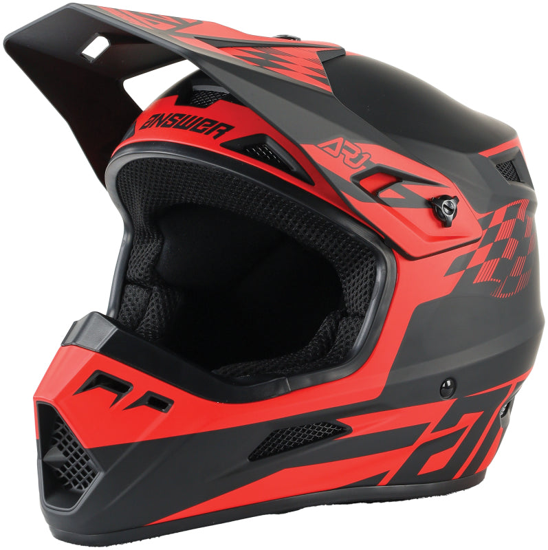 Answer AR1 Sweep Helmet Black/Red - XS