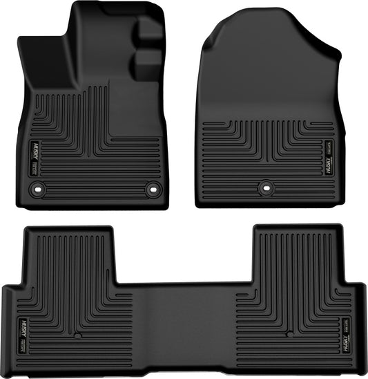 Husky Liners 2023 Honda Pilot Weatherbeater Black Front & 2nd Seat Floor Liners