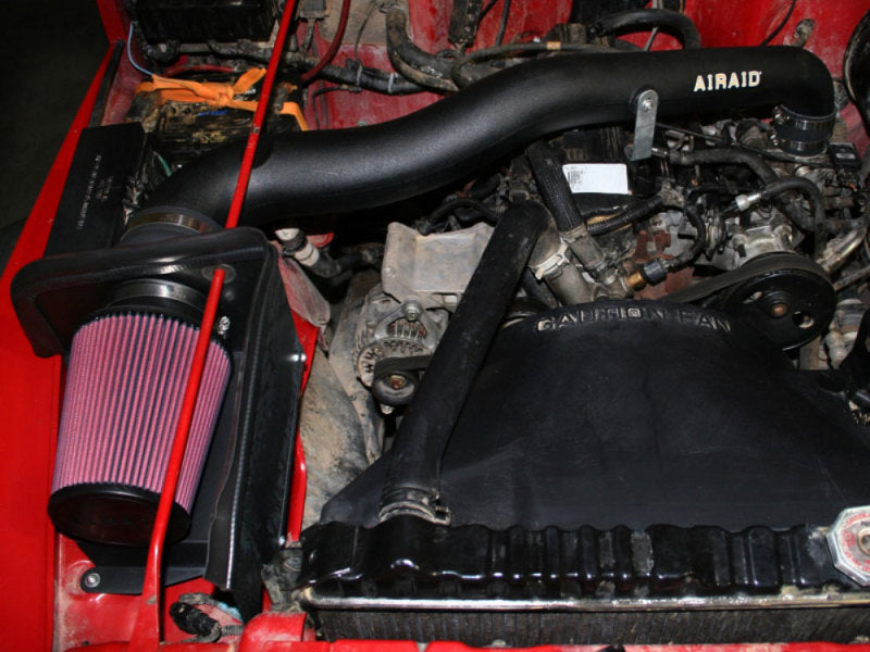 Airaid 97-02 Jeep Wrangler 2.5L CAD Intake System w/ Tube (Oiled / Red Media)