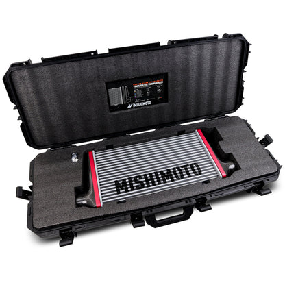 Mishimoto Universal Carbon Fiber Intercooler - Matte Tanks - 450mm Black Core - C-Flow - G V-Band