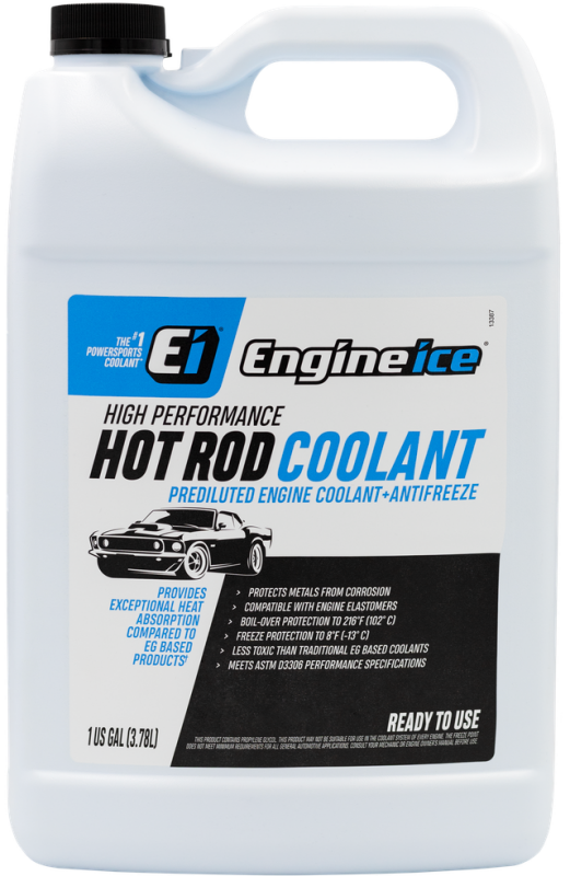 Engine Ice Hot Rod Coolant + Antifreeze Performance Automotive 1 Gal