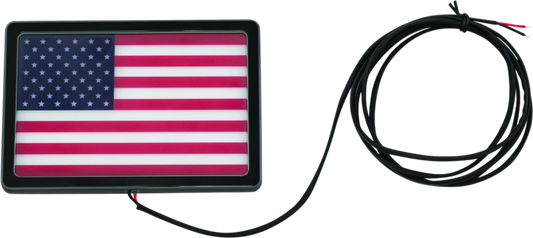 Kuryakyn Freedom Flag LED 4in X 6in Black