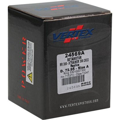 Vertex Piston 22-24 Beta RR 2T 300 300cc Cast Replica Piston Kit