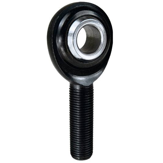 QA1 PC Series 2-Pc Rod End - Male/Left Hand - .375in Bore x 3/8-24 - Alloy Steel w/PTFE