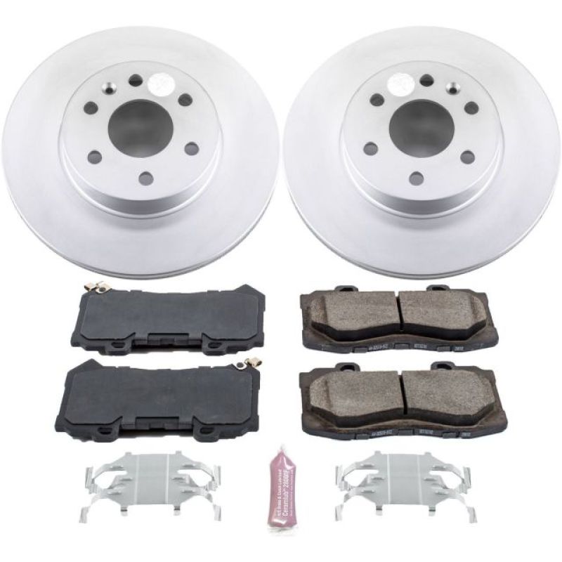 Power Stop 15-18 Chevrolet Colorado Front Z17 Evolution Geomet Coated Brake Kit