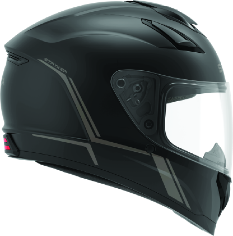 Sena Technologies Stryker Bluetooth Helmet w/ Mesh Intercom Matte Black - Large