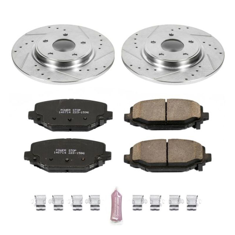 Power Stop 12-16 Chrysler Town & Country Rear Z23 Evolution Sport Brake Kit