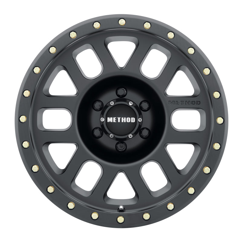 Method MR309 Grid 18x9 0mm Offset 6x5.5 108mm CB Matte Black Wheel