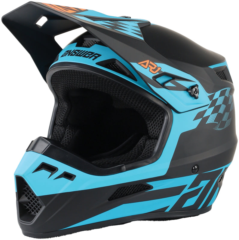 Answer AR1 Sweep Helmet Black/Astana/Hyper Orange - XL