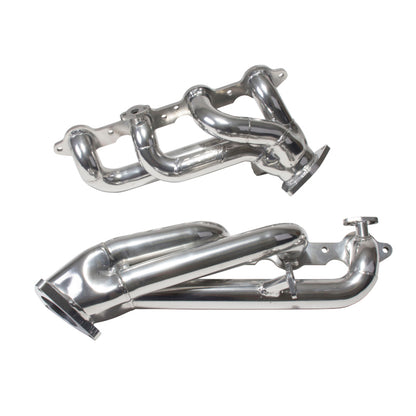 BBK 99-04 GM Truck SUV 4.8 5.3 Shorty Tuned Length Exhaust Headers - 1-3/4 Silver Ceramic