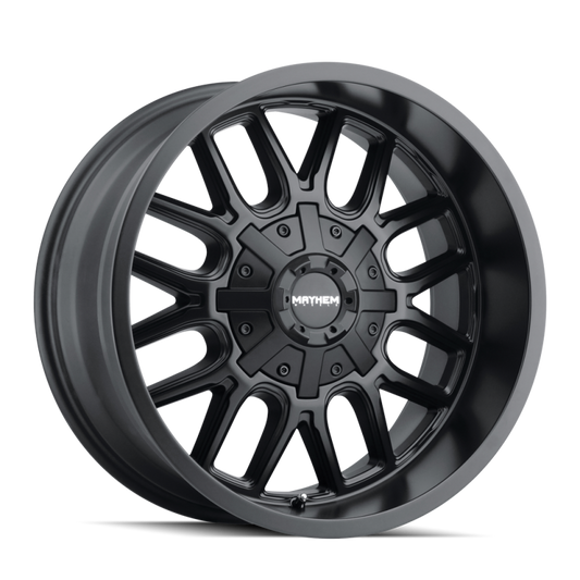 Mayhem 8107 Cogent 17x9 / 6x135 BP / -12mm Offset / 106mm Hub Matte Black Wheel