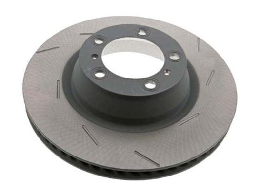 SHW 11-16 Porsche Panamera 4 3.6L w/o Ceramics Right Rear Slotted Monobloc Brake Rotor (971615602P)