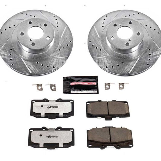 Power Stop 06-07 Subaru Impreza Front Z26 Street Warrior Brake Kit