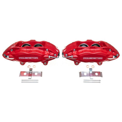 Power Stop 10-15 Chevrolet Camaro Front Red Calipers w/o Brackets - Pair