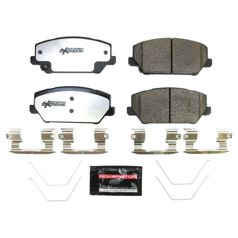 Power Stop 19-21 Hyundai Veloster N Front Z26 Street Brake Pads w/Hardware