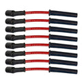 Moroso GM LS 5.7L/6.0L/6.2L/7.0L Ultra 40 8.5mm Multi-Angle Boot Ignition Spark Plug Wire Set - Red