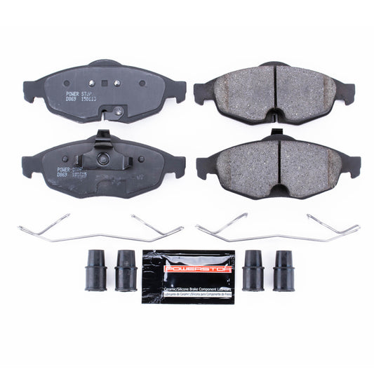 Power Stop 01-06 Chrysler Sebring Front Z23 Evolution Sport Brake Pads w/Hardware