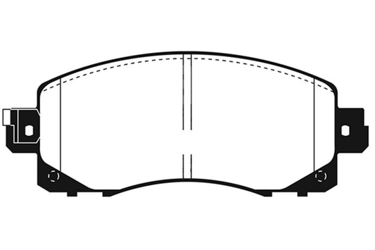 EBC 2018+ Subaru Crosstrek Redstuff Front Brake Pads