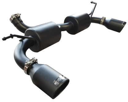 Injen 07-17 Jeep Wrangler JK 3.6L/3.8L 63mm Stealth Black Axle-back Exhaust w/ 4in Black Tips