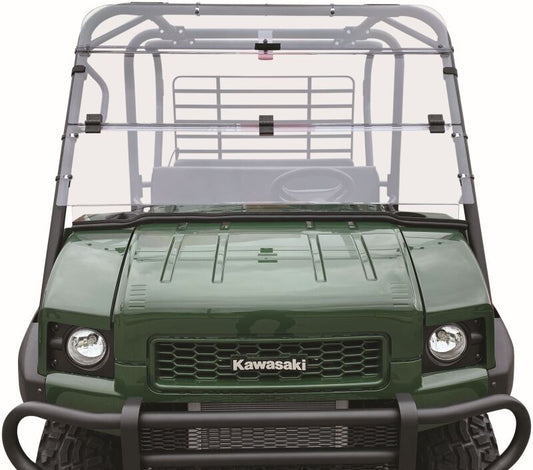 QuadBoss 09-22 Kawasaki KAF620M Mule 4010 4x4 Windbreak Folding Windshield