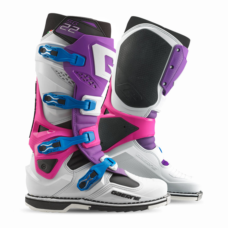 Gaerne SG22 Limited Edition Boot Purple/White/Rhodamine Size - 12