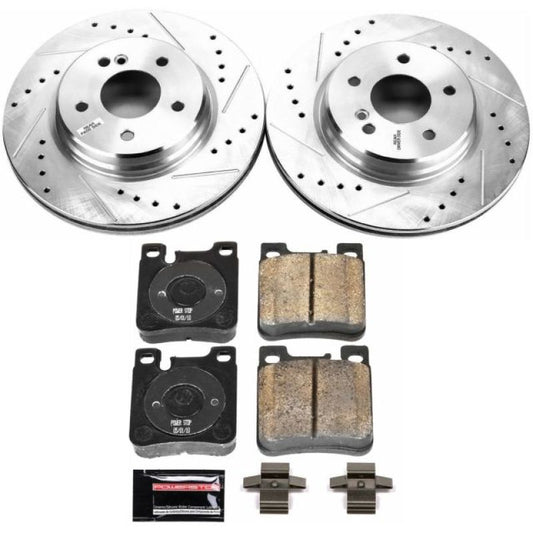 Power Stop 02-04 Mercedes-Benz C32 AMG Rear Z23 Evolution Sport Brake Kit