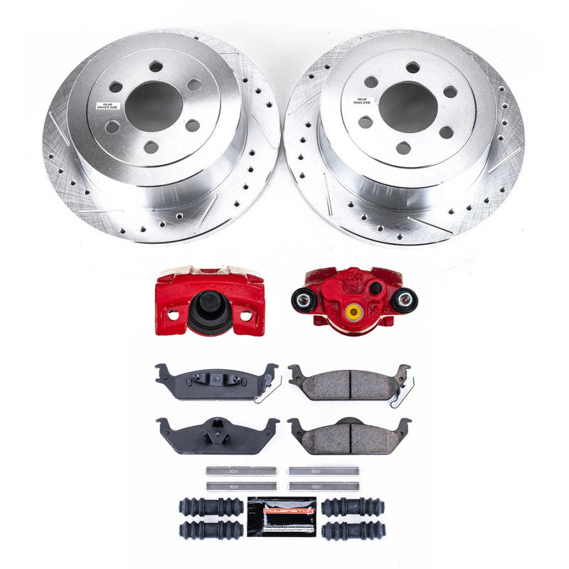 Power Stop 03-04 Dodge Dakota Rear Z23 Evolution Kit w/Calipers