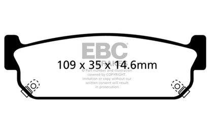 EBC 93-97 Infiniti J30 3.0 Ultimax2 Rear Brake Pads