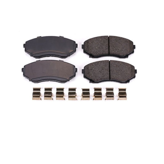 Power Stop 92-98 Mazda MPV Front Z17 Evolution Ceramic Brake Pads w/Hardware