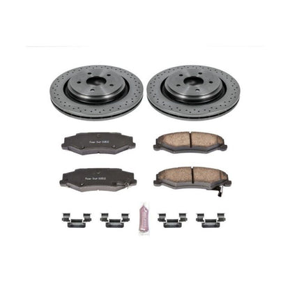 Power Stop 06-09 Cadillac XLR Rear Autospecialty Brake Kit