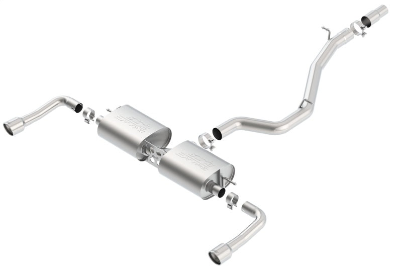 Borla 14-16 Audi A3 Quattro 2.0L Turbo AT/MT RWD 4DR S-Type Cat-Back Exhaust Single Split Rear Exit