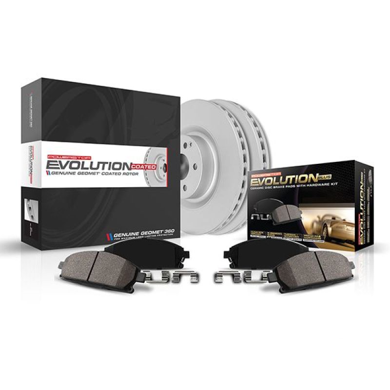 Power Stop 13-19 Cadillac XTS Front Z17 Evolution Coated Brake Kit