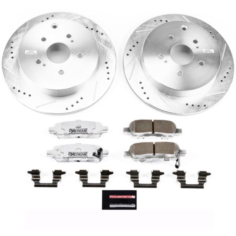 Power Stop 09-13 Suzuki Grand Vitara Rear Z26 Street Warrior Brake Kit