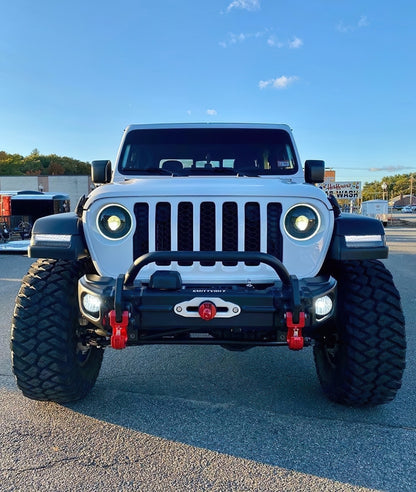 Oracle Jeep JL/Gladiator JT Oculus Bi-LED Projector Headlights - Amber/White Switchback SEE WARRANTY