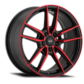 Konig Myth 19x8.5 5x114.3 ET40 Gloss Black w/ Red Tinted Clearcoat