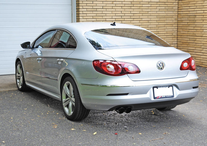 AWE Tuning VW CC 2.0T Touring Edition Performance Exhaust - Diamond Black Tips - Precision R